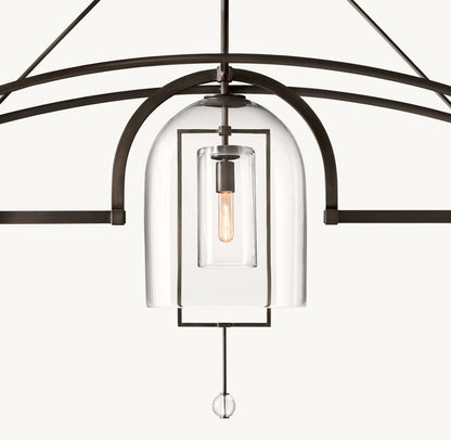 Fulcrum Grand Linear Chandelier 85"