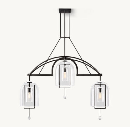 Fulcrum Grand Linear Chandelier 61"