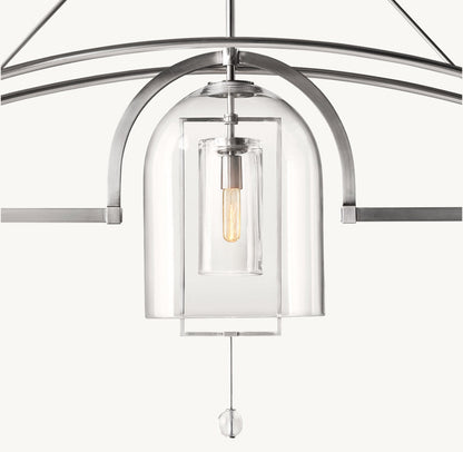 Fulcrum Grand Linear Chandelier 85"