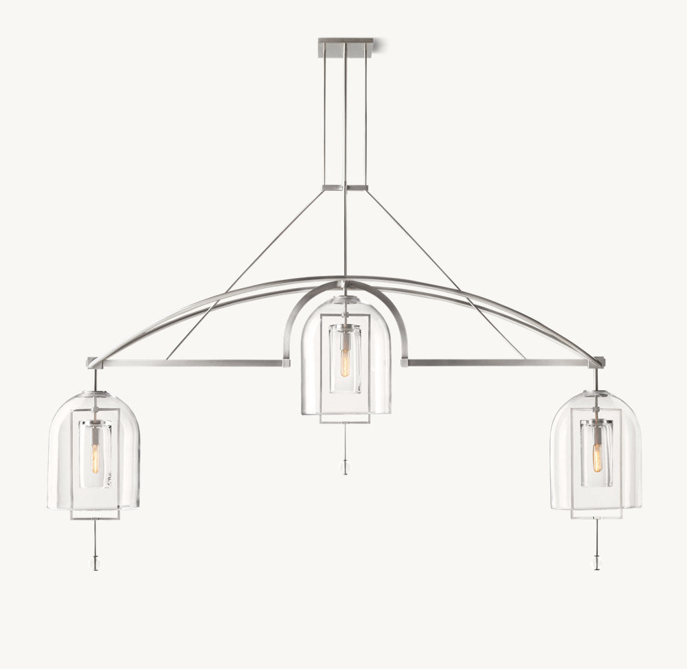 Fulcrum Grand Linear Chandelier 85"