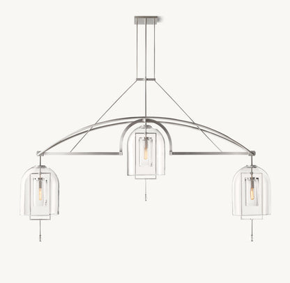 Fulcrum Grand Linear Chandelier 85"