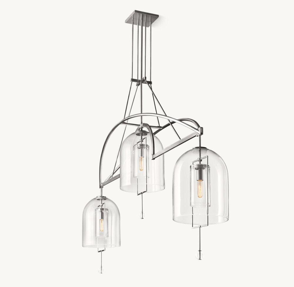 Fulcrum Grand Linear Chandelier 85"