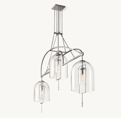 Fulcrum Grand Linear Chandelier 85"