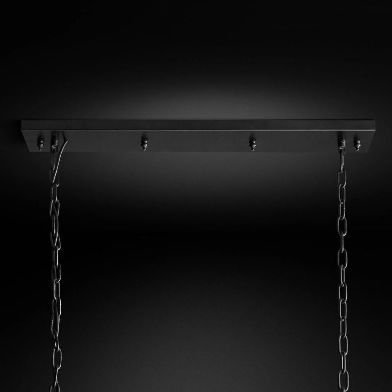 RHYS Rectangular Crystal Chandelier
