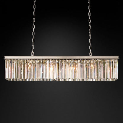 RHYS Rectangular Crystal Chandelier