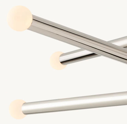 Rousseau 8-Light Mobile Orb Chandelier