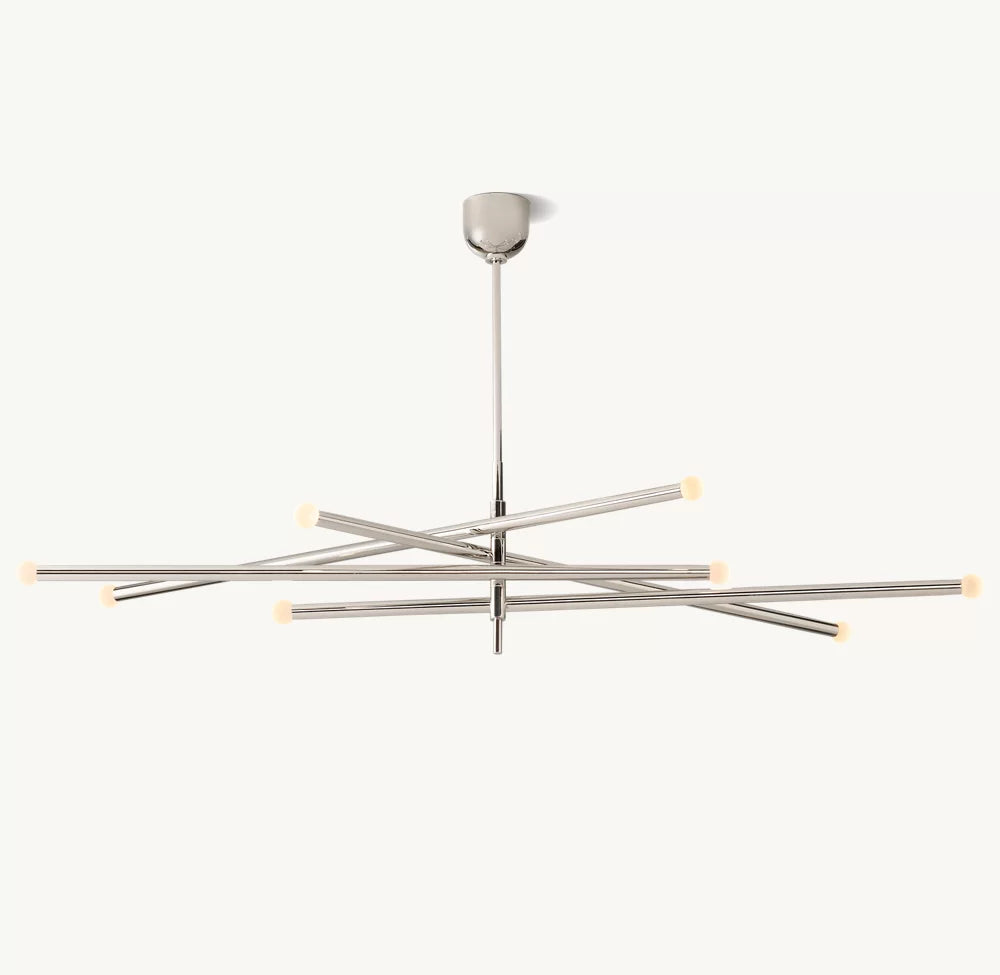 Rousseau 8-Light Mobile Orb Chandelier