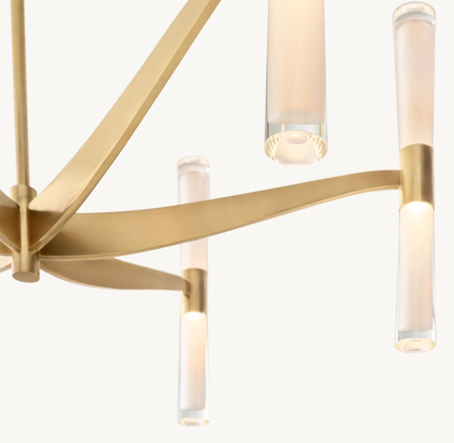 Brent Glass Chandelier 40"